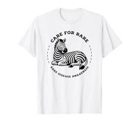 Care for Rare Disease Awareness Zebra T-Shirt