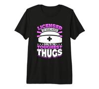 Care for The Toughest Thugs - Correctional Care Premium T-Shirt