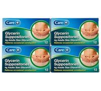 Care Glycerin Suppositories 4g 12s x 4 Packs