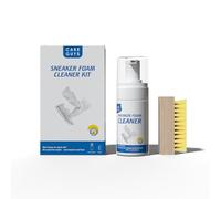 care guys Sneaker Cleaner Set - 4oz Foaming Cleaner Solution With Shoe Cleaning Brush - Triple Cleaning Capacity For Shoes, Sneaker, Leather, Nubuck, Suede & Canvas