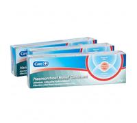 Care Haemorrhoid Cream 25g (Pack of 3) - Double Action Ointment for External Piles Relief - Fast Acting Treatment to Relieve Pain, Itching & Swelling - Promotes Healing & Soothes Discomfort - 3 Tubes