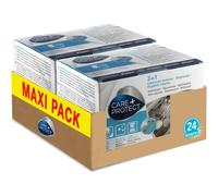 CARE + PROTECT 3 in 1 Washing machine/Dishwasher Cleaner Limescale Remover, Degreaser Hygienic Cleaner 24 Months Supply, Maxi Pack