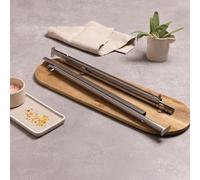 CARE+PROTECT Full Extension Telescopic Oven Runner - Sliding Rack System, for Easy Access, Securely Holds Your Tray, Fits Candy, Hoover, Haier Ovens Having The Panel Control Height of 10cm