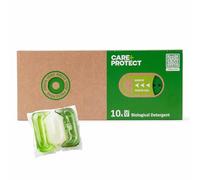 Care+Protect Premium Laundry Detergent Capsules - High-Performance Biological Formula - Deep Clean - Softens and Removes Bacteria - 10x Eco-Friendly - Pre-Measured Capsules