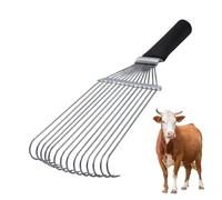 Care Rake, Horse Grooming Rake with Ergonomic Handle, Efficient Grooming For, Ideal for Removing Winter & Dirt Gentle on the Skin, Robust and Durable