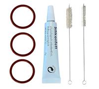Care Set / Maintenance Set 3 Seals / O-Rings 1 Silicone Grease 2 Brushes Suitable for DeLonghi Fully Automatic Coffee Machine Brewing Unit Magnifica Magnifica S PrimaDonna Perfecta Maestosa Eletta