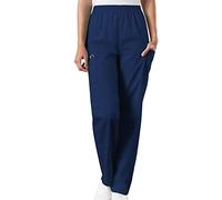 CARE SMART UNIFORM Pull On Cargo Pants U012 - Petite- Navy, L