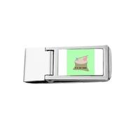 Care Trees No Logging Art Deco Fashion Slim Money Clip Stainless Holder Pocket Wallet