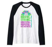 Care Warrior Metastatic Breast Cancer Awareness Raglan Baseball Tee
