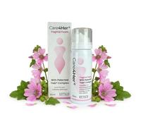 Care4Her Care4Her Intimate Vaginal Foam - Soothes Itching, Irritation & Redness | Relief from BV & Yeast Infection Discomfort | Patented TIAB Complex with Hyaluronic Acid & Malva Extract
