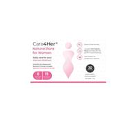 Care4Her Vaginal Probiotics - Daily Supplements for Women’s Intimate Health,15 Billion Live Cultures, 8 Bacterial Strains, FOS Prebiotic Fibres - Scientifically Formulated for Vaginal Flora Balance