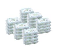 CareBee 99.9% Water Baby Wipes | Biodegradable, Plant-Based & Plastic-Free | Hypoallergenic, Unscented, Extra Gentle for Sensitive Newborn Skin | 60 wipes per Pack (1 count (Pack of 24))