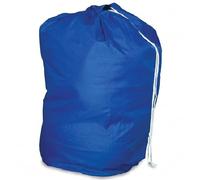 CarebyMail Healthcare X-Large Heavy Duty Laundry Bag with Drawstring | Commercial Style Laundry Bag | Washable and Reusable (Blue)