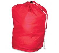 CarebyMail Healthcare X-Large Heavy Duty Laundry Bag with Drawstring | Commercial Style Laundry Bag | Washable and Reusable (Red)