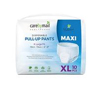 CarebyMail Maxi Adult Incontinence Pull Up Diaper Pants - Unisex Incontinence Pants - High Absorbency - X-Large (4 Packs of 10)