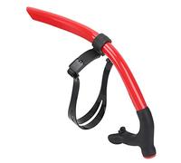 Caredy Scuba Divers Snorkel, Front Snorkel Breathing Tube Detachable Swimming Scuba Swimmers Snorkeling Gear Full Face Snorkel For Snorkeling Diving Training (Red)
