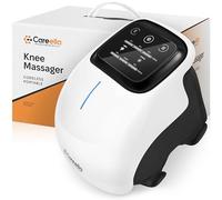 Careella Wireless Knee Massager - Heated, Rechargeable, Adjustable Brace with Smart Vibration, & Gentle Light - Cordless Comfort Device for Knees & Joints - Portable Relaxation Equipment