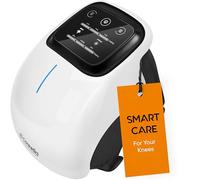 Careella Wireless Knee Massager - Heated, Rechargeable, Adjustable Brace with Smart Vibration, & Gentle Light - Cordless Comfort Device for Knees & Joints - Portable Relaxation Equipment