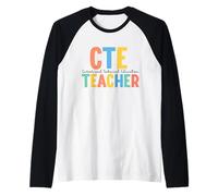 Career and Technical Education Teacher Vocational Schools Raglan Baseball Tee