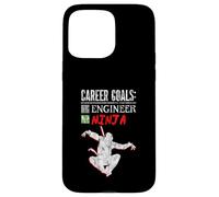 Career Goals Engineer Ninja Playful Genius Case for iPhone 15 Pro Max