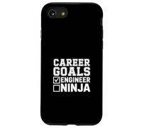 Career Goals Engineer Ninja Playful Genius - Case for iPhone SE (2020) / 7/8