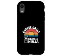 Career Goals Engineer Ninja Playful Genius --- Case for iPhone XR