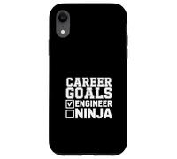 Career Goals Engineer Ninja Playful Genius - Case for iPhone XR