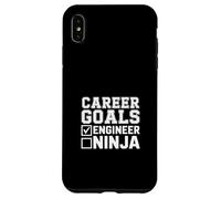 Career Goals Engineer Ninja Playful Genius - Case for iPhone XS Max