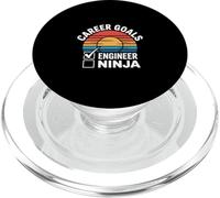 Career Goals Engineer Ninja Playful Genius --- PopSockets PopGrip for MagSafe