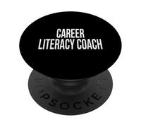 Career Literacy Coach Appreciation Day For Work Week PopSockets Adhesive PopGrip