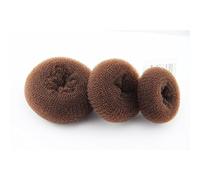 CareforYou 3pcs/Set in Brown Color (1 Large +1 Medium +1 Small) Beauty Women Girl Lady Ballet Dance Magic Foam Sponge Doughnut Donut Ring Bun Former Maker Shaper.