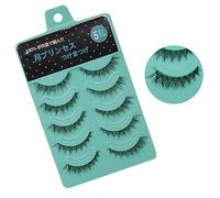 CareforYou 5 pairs/set 3D False Eyelashes Messy Cross Thick Natural Fake Eye Lashes Professional Makeup Tips Short False Eye Lashes (L-12)
