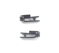 Careforyou Ear Clip Electrodes with Double-Sided Rubber Head, Comfortable Design, Black, 2-Pack