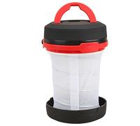 CareforYou® Multifunctional Pop-up LED Camping Tent Lantern Hiking Light Waterproof Portable Collapsible Outdoor Night Emergency Lamp Ultralight Flashlight 3in1 (Red)