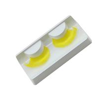 Careforyou Two pairs Yellow Feather Fake Eyelashes Cosplay Makeup Thick Lashes Extension Colored False Eyelashes Hyperbole Fake Eyelashes