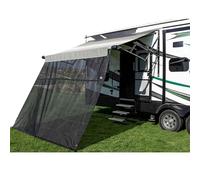 Carefree 701009ACD Black 10' x 9' Drop RV Awning EZ ZipBlocker