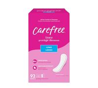 Carefree Acti-fresh Pantiliners Long To Go Unscented, 92 Count