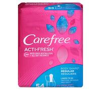Carefree Acti-Fresh Ultra-Thin Panty Liners, Regular to Go, Fresh Scent - 54 Count