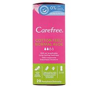 Carefree Aloe Protector-Slip Breathable Aloe Vera-Contains Natural 5 Benefits of Freshness 20 Pieces)