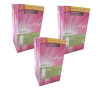 Carefree Breathable 20 Panty Liners With Natural Aloe Normal (Pack of 3)