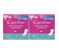 Carefree Cotton Feel Panty Liners | Regular Absorbency | 112 Count | Unscented | Breathable | Universal Fit | Panty Liners