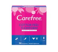 Carefree Cotton Flexiform Unscented Pantyliners 56ct