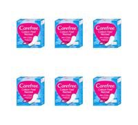 Carefree Cotton Normal Pantyliners Unscented 56 Count - Pack of 6