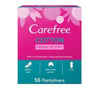 Carefree Normal with Cotton Extract Fresh Scent 58 Pantyliners