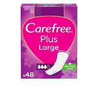 Carefree Pantiliners Plus Large + Aloe Pack of 48