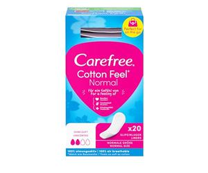 Carefree Panty Liners Folded Breathable, Pack of 20