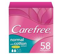 Carefree Pantyliners Cotton Fresh - 58-Piece
