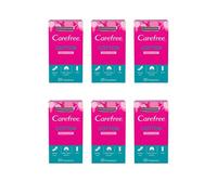 Carefree with Cotton Extract Breathable Pantyliners - Pack of 20 - Pack of 6
