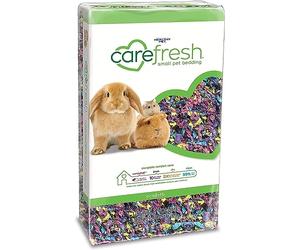 Carefresh 99% Dust-Free Confetti Natural Paper Small Pet Bedding with Odor Control, 23 L