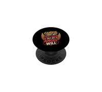 Careful I May Not Fight Back But My Angel Will ||- PopSockets Adhesive PopGrip